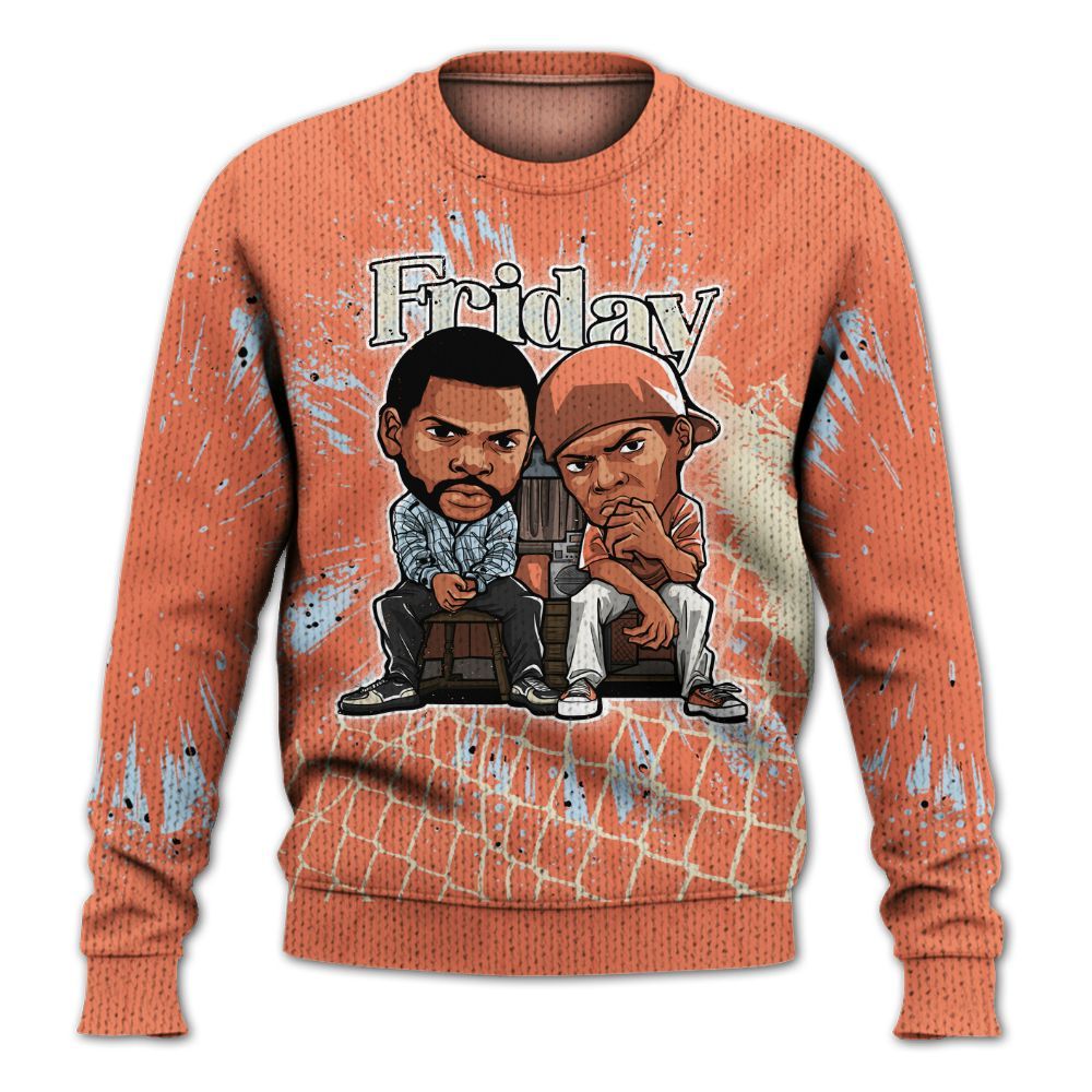 Sweater To Match DJ Khaled Crimson Bliss 5s - Friday Movie Graphic
