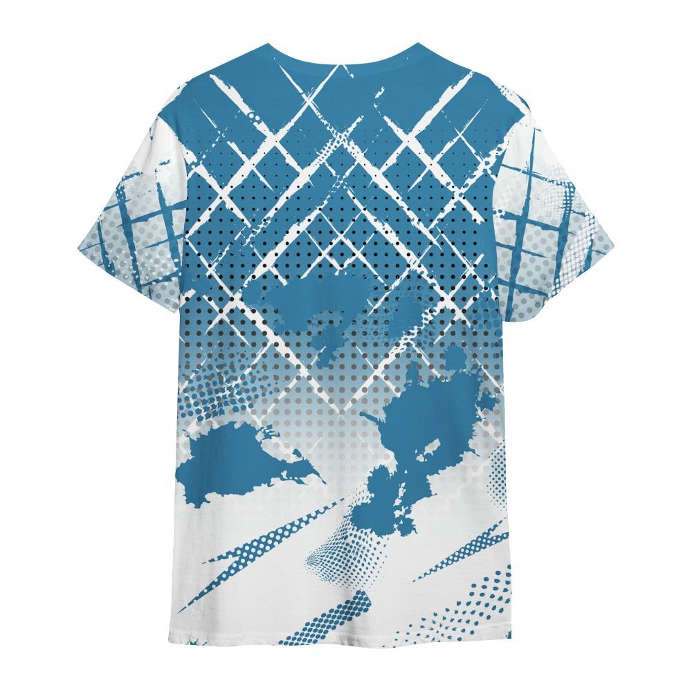 Shirt To Match High OG UNC Reimagined 1s - Halftone Stand Business Dripping All Over Print