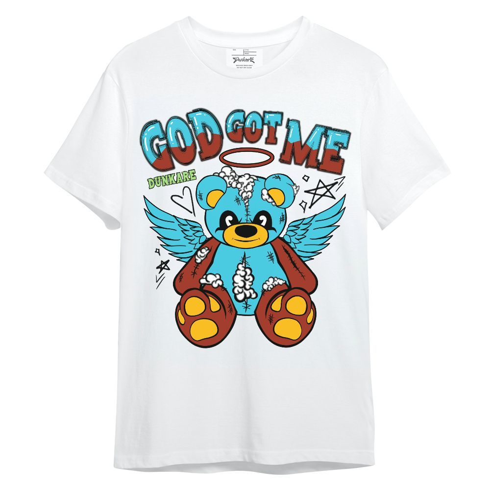 Shirt To Match SB Dunk Di'Orr Greenwood - Gods Guides Me Bear Unisex Shirt