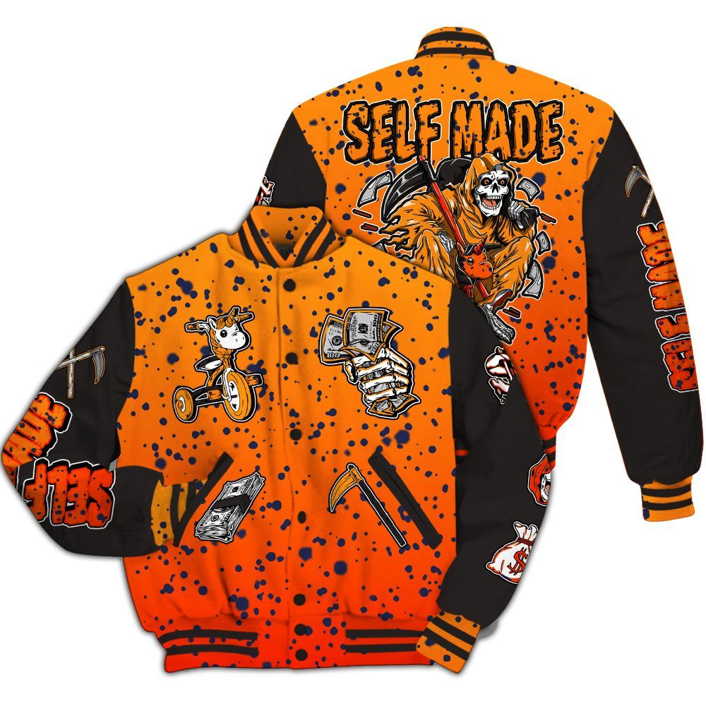 Varsity Jacket To Match Air Max DN Safari Olympic - Self Make Skeleton All Over Print
