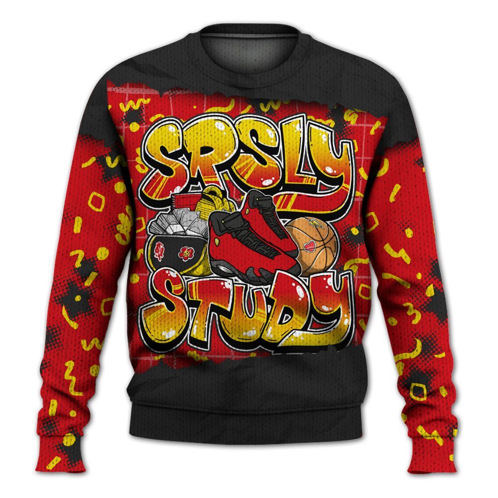 Sweater To Match Ferrari 14s - SRSLY Study Doodle Graphic