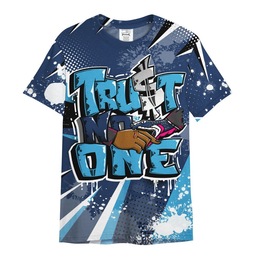 Shirt To Match Air Max 180 University Blue - Poly Trust No One Dripping All Over Print