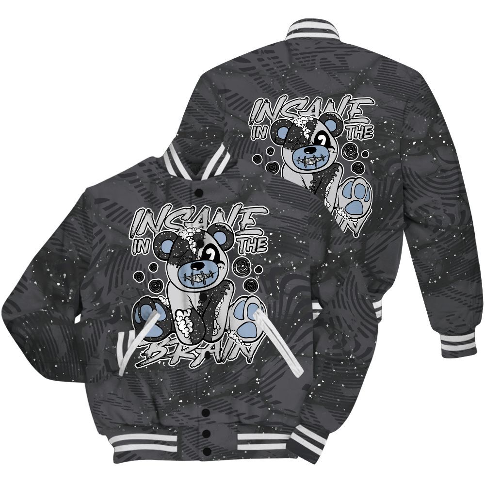 Varsity Jacket To Match Reverse Oreo 6s Shirt - Insanes Bear Fume All Over Print
