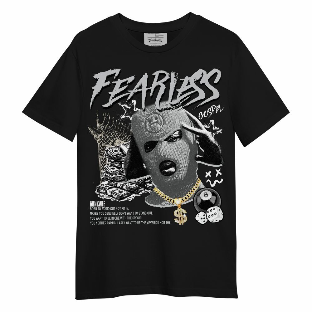 Shirt To Match Metallic Silver 2024 5s - Fearless Gospel Streetwear Money Unisex Shirt