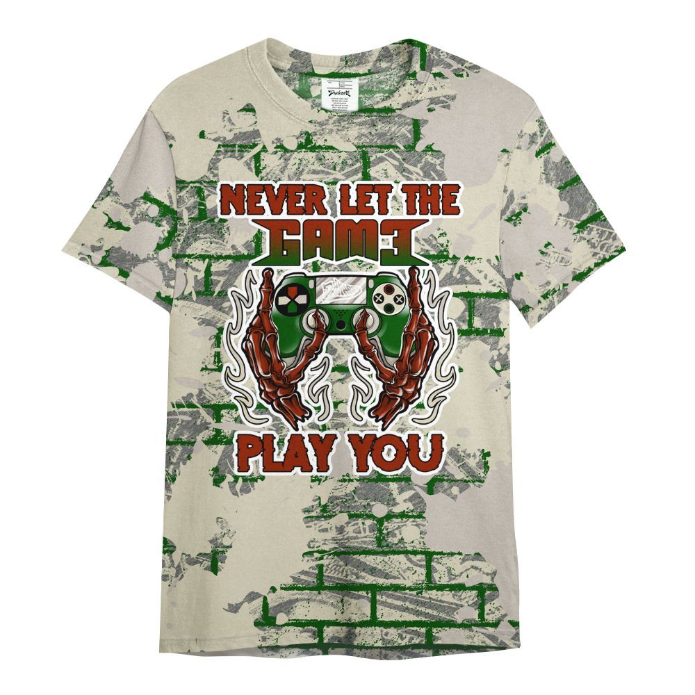 Shirt To Match El Grito 5s - PlayGame Skull Brick All Over Print