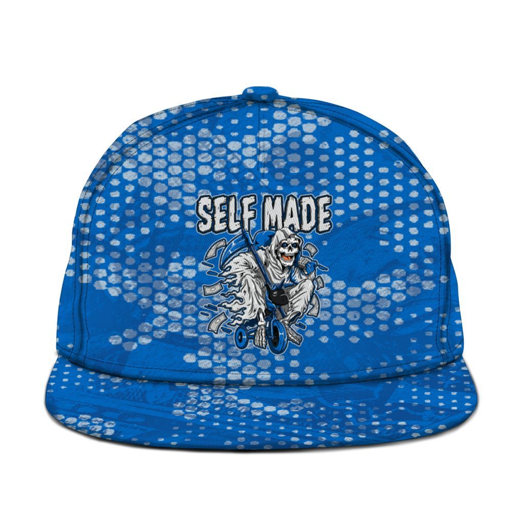 Snapback To Match Blueberry 12s - Self Make Skeleton Banknotes Art Graphic