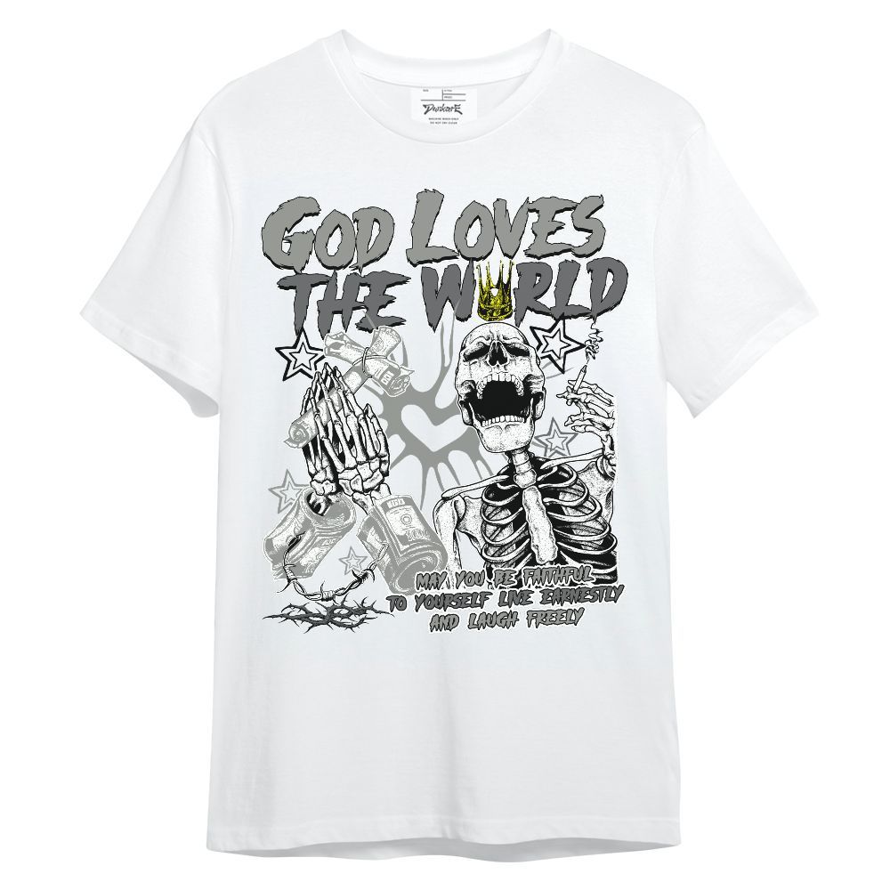 Shirt To Match Paris Olympics 4s - God Loves The World Unisex Shirt