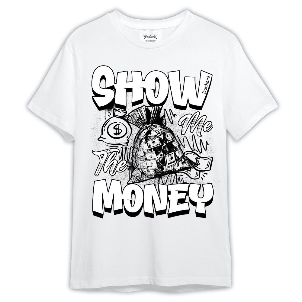 Shirt To Match White Thunder 4s - Graphic Show Me The Money Shirt Outfit