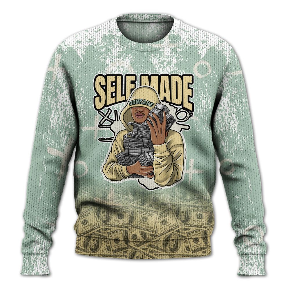 Knitted Sweater To Match Joins Year Of The Snake 5s - Selfmade Unique Grunge