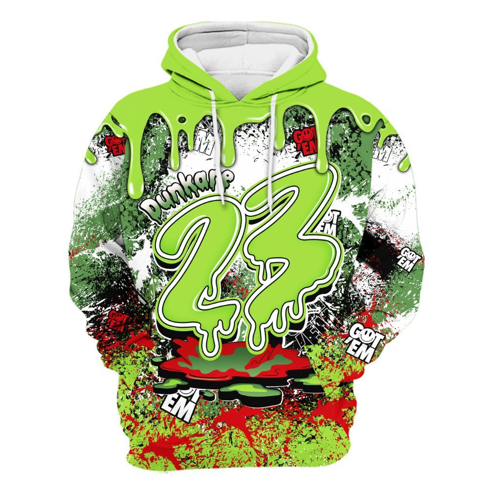 Hoodie To Match Kobe 6 SE Grinch - Dripping 23 Drip All Over Print