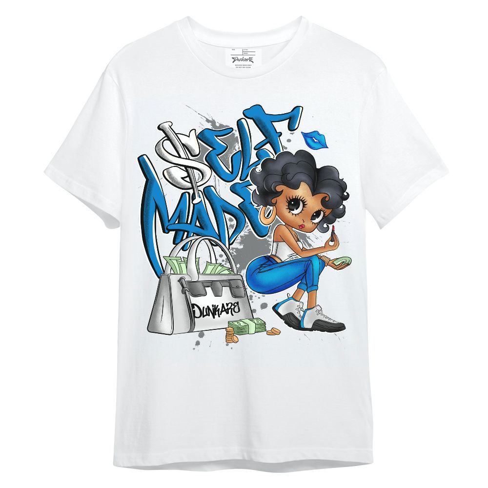 Shirt To Match Industrial Blue 4s - Self Made Melanin Shirt Military Blue 4s Outfit Unisex Shirt