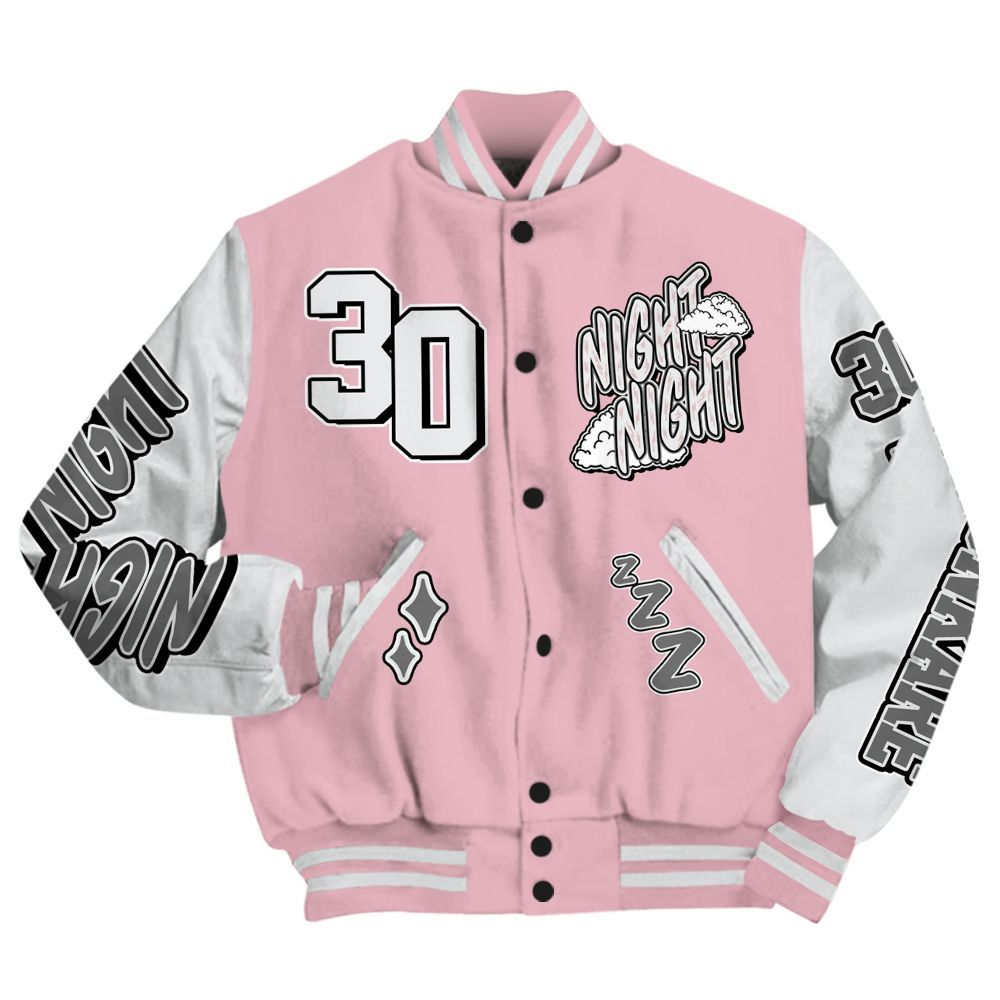 Varsity Jacket To Match Air Max DN Pink Foam - Seeya Skeleton All Over Print