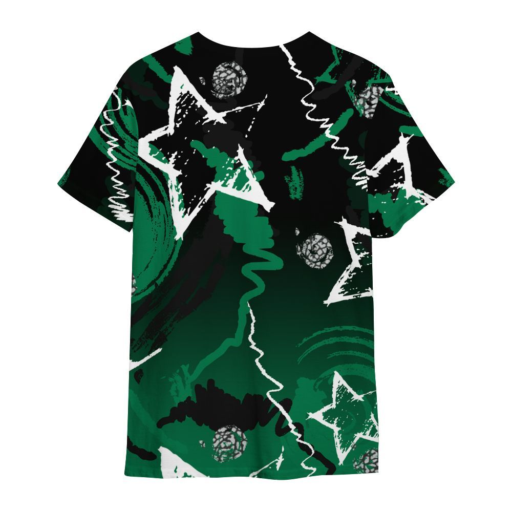 Shirt To Match Pine Green 3s - Grind Shine Later Drip All Over Print