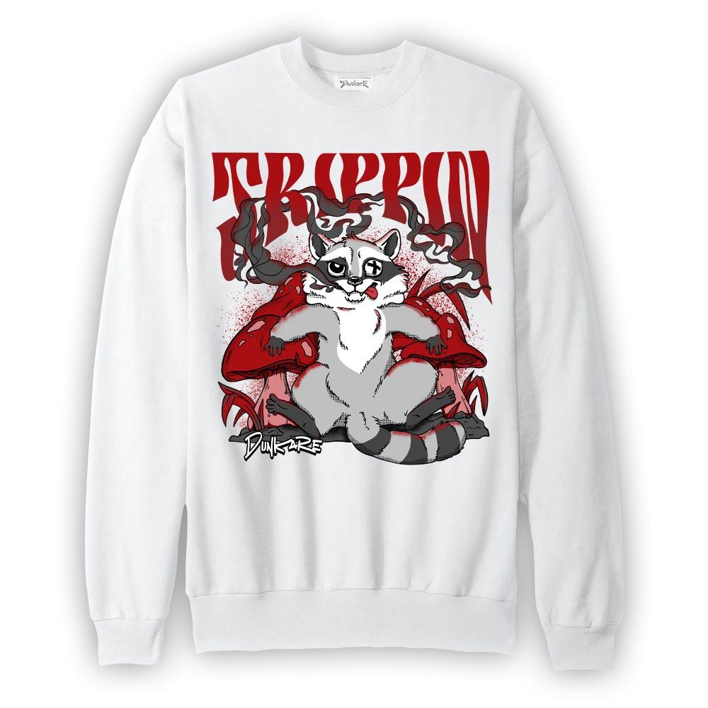 Sweatshirt To match Red Taxi 12s Sweatshirt - Trippin Raccoon Graphic 1405 DNY