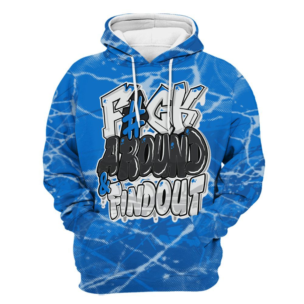Hoodie To Match Blueberry 12s - F Around Find Out Graphic Profound All Over Print