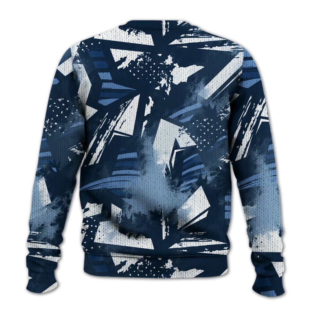 Knitted Sweater To Match Low Space Royal 11s - This That Sauce Retro