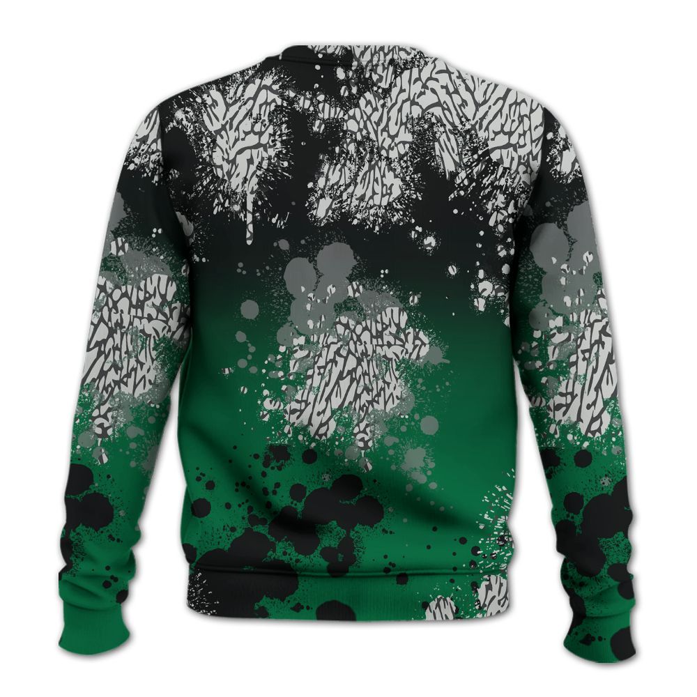 Sweatshirt To Match Pine Green 3s - Trust No One Scary All Over Print