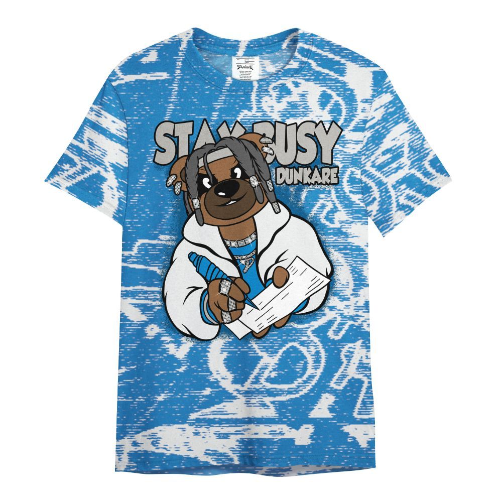Shirt To Match Industrial Blue 4s - Maintain Activity Bear Avant-Garde All Over Print