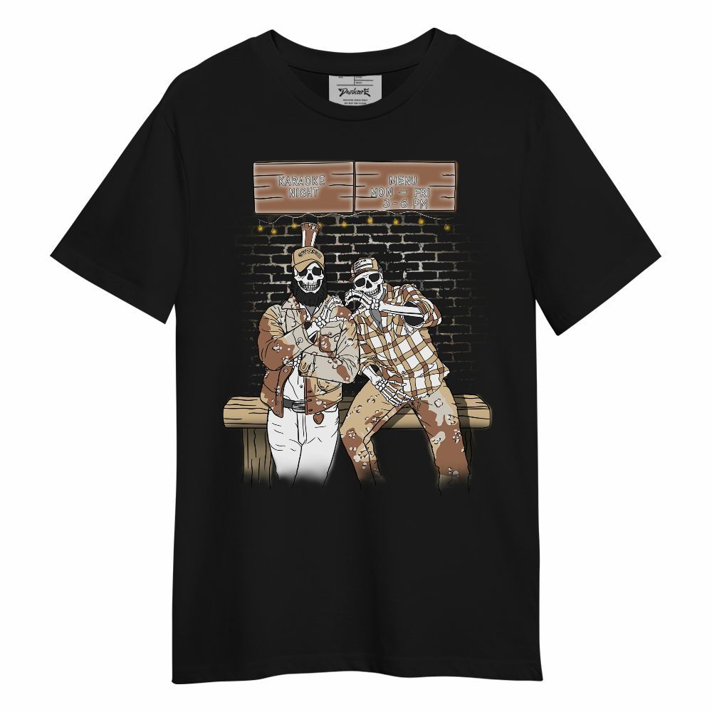 Shirt To Match Desert Camo 3s - Skeleton Help Friendship Unisex Shirt