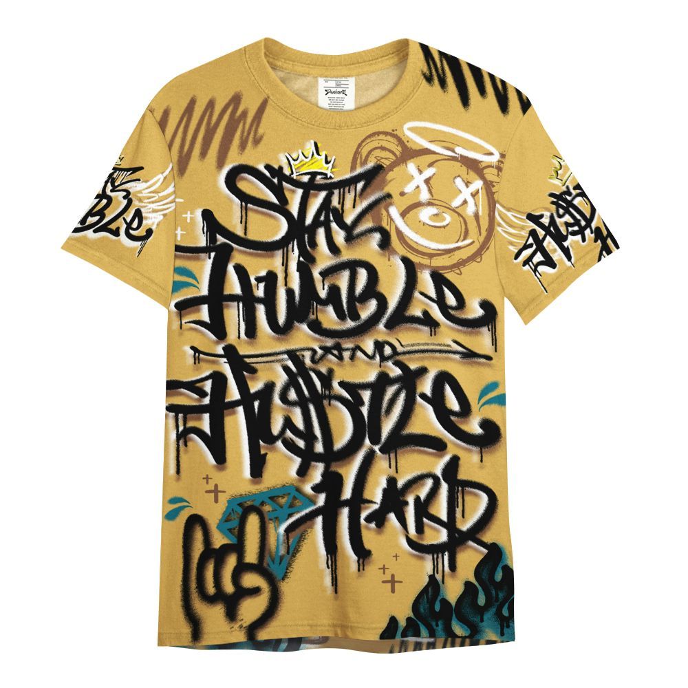 Shirt To Match Retro Cacao Wow 4s - Humble Drip Streetwear Graffity All Over Print