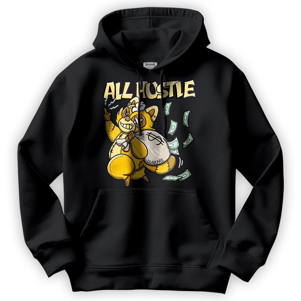Sweatshirt To Match Vivid Sulfur 4s Hoodie - All Hustles Raccoon Hoodie Unisex 0405 DNY