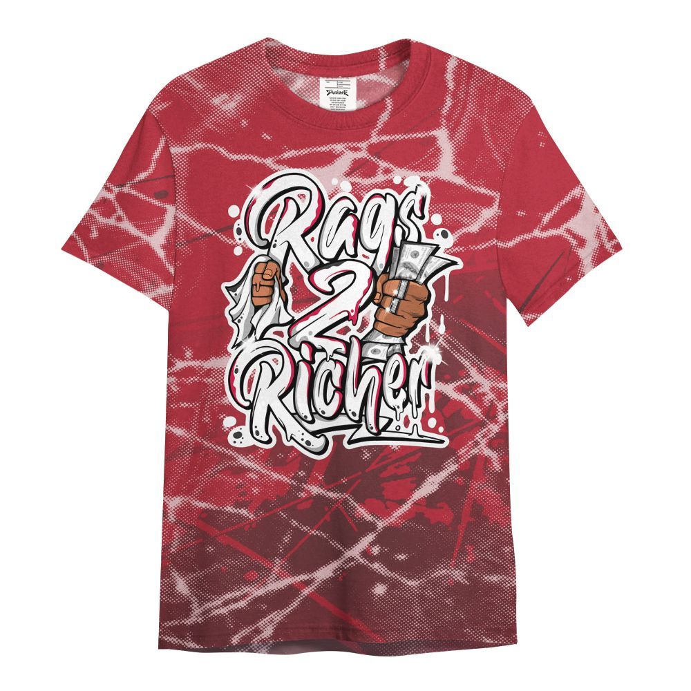 Shirt To Match Black Toe 14s - Rag 2 Rich Graphic All Over Print