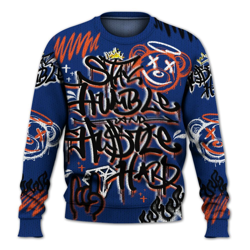 Knitted Sweater To Match Suede GS League - Humble Drip Streetwear Graffity