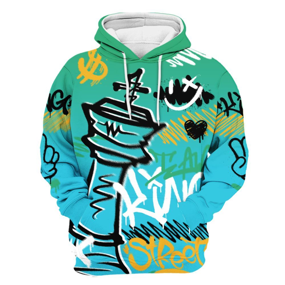 Hoodie To Match Dunk Chunky Dunky - Street King Chess Streetwear All Over Print