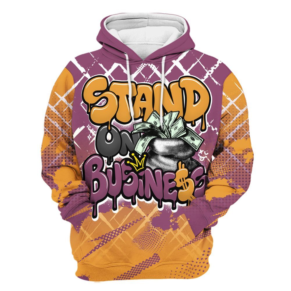 Hoodie To Match High OG Brotherhood 1s - Halftone Stand Business Dripping All Over Print