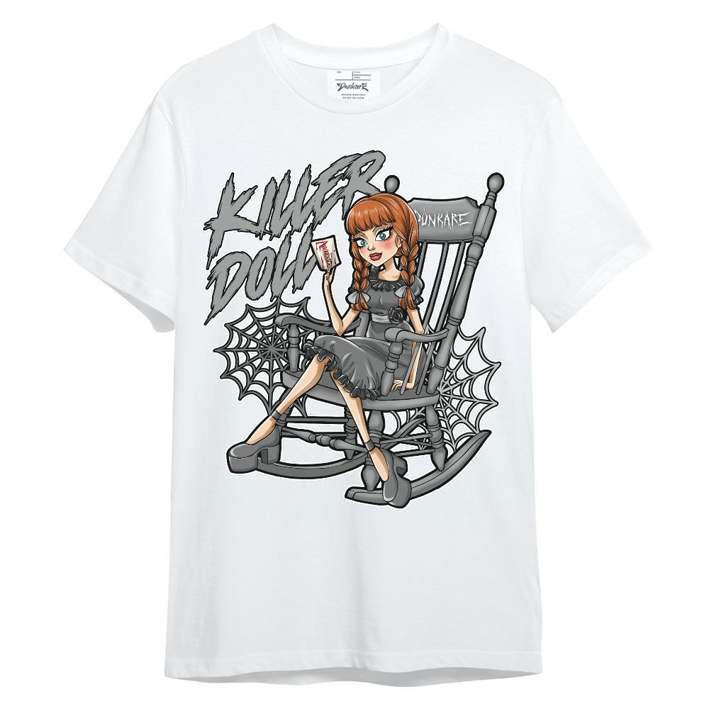 Shirt To Match Black Wolf Grey 12s - Killer Doll-A Halloween Unisex Shirt