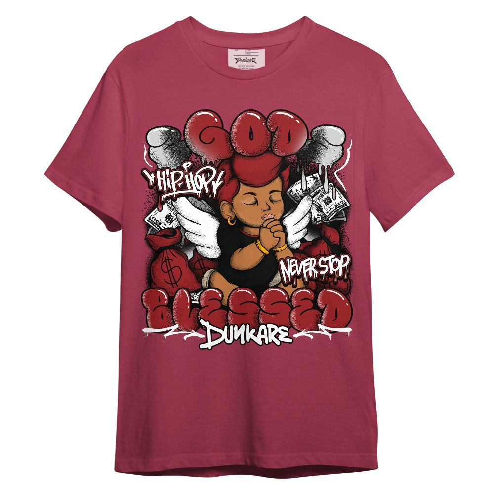 Shirt To Match Shirt To Match Alternate Flu Game 12s - God Blessed Graphic