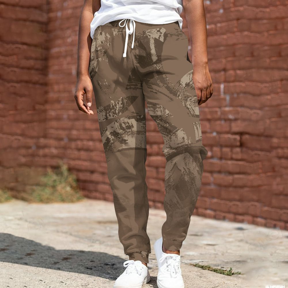 Sweatpant To Match Dark Mocha Jack - Circle Slpash All Over Print
