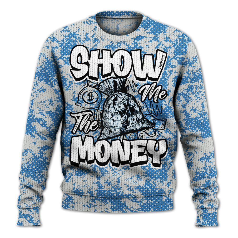 Knitted Sweater To Match Low Carolina 17s - Show Me The Money Retro