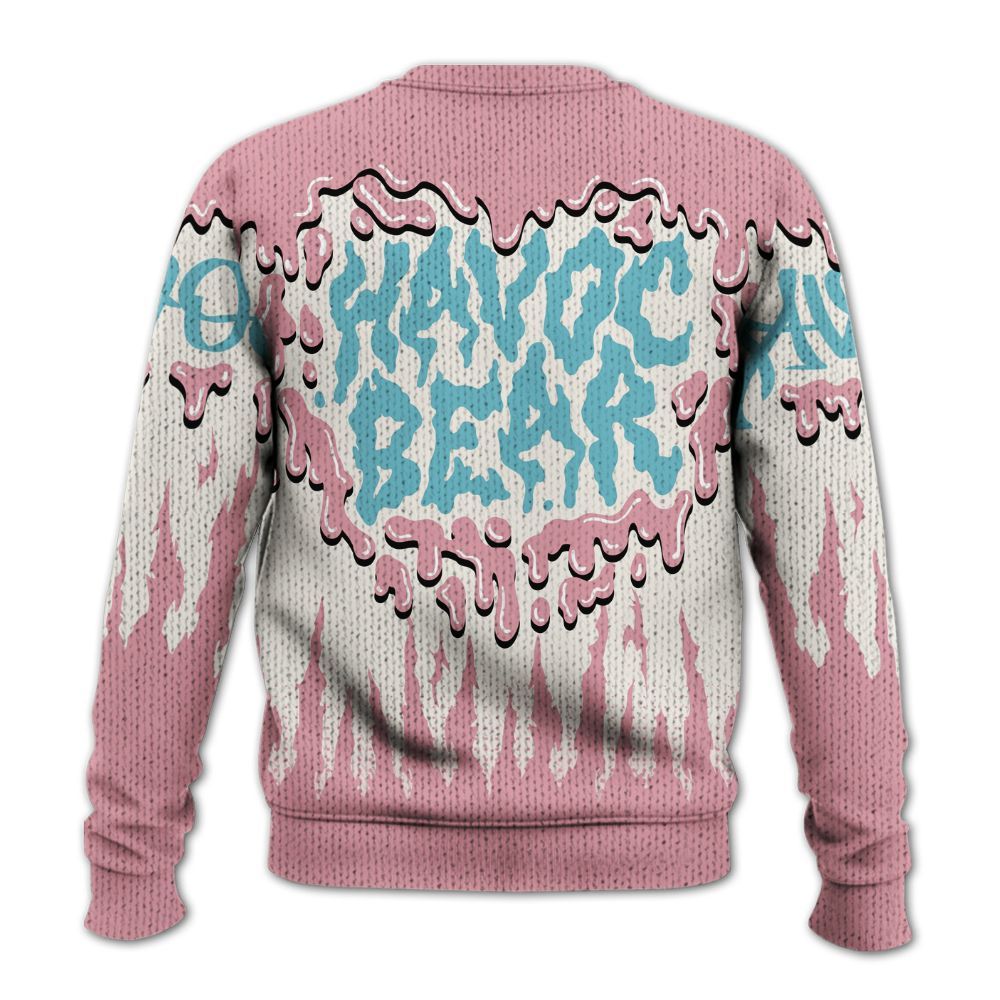 Knitted Sweater To Match Doernbecher 6s - Havok Bear Dripping