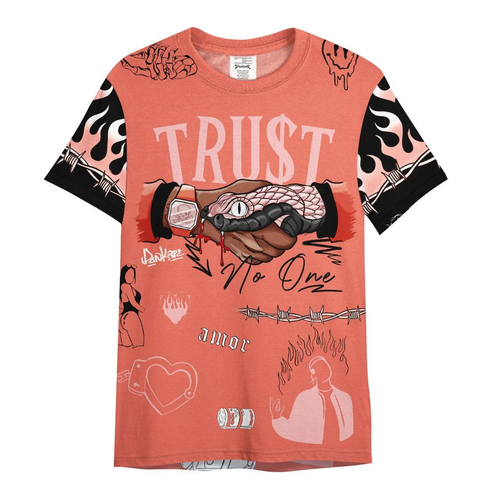 Shirt To Match Low OG PSG 1s - Snake Trust No One All Over Print