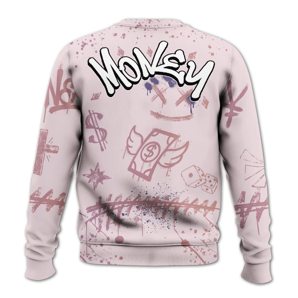 Sweatshirt To Match Book Sunrise 1s - Everybody Paid In Full Crayon All Over Print