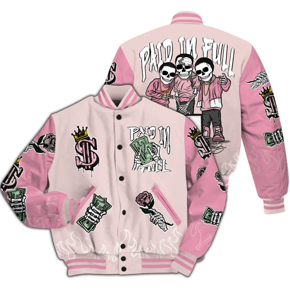 Varsity Jacket To Match Dunk Low KD 17 Aunt Pearl - Fire Everybody Paid In All Over Print