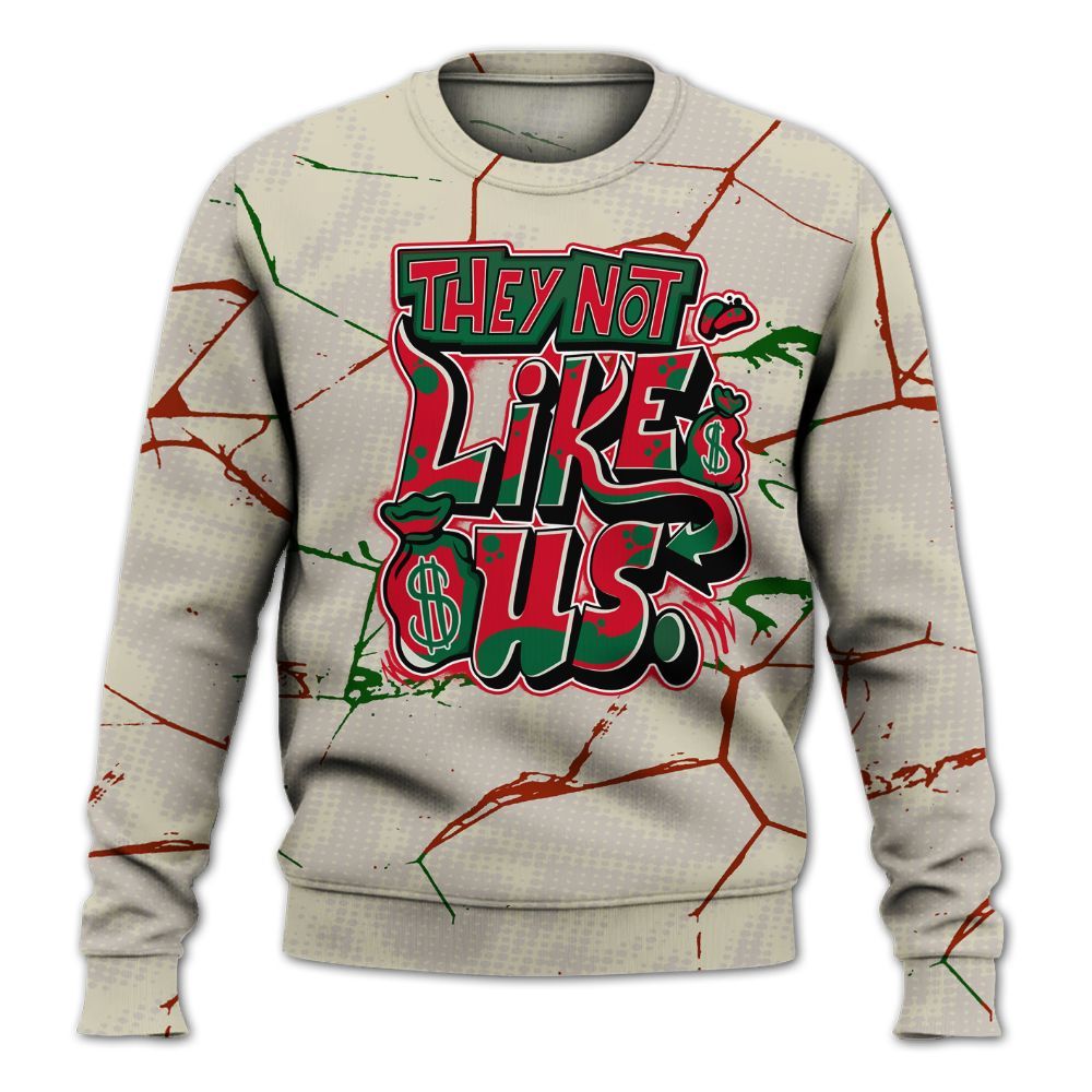 Sweatshirt To Match El Grito 5s - Dislike Us Graphic All Over Print