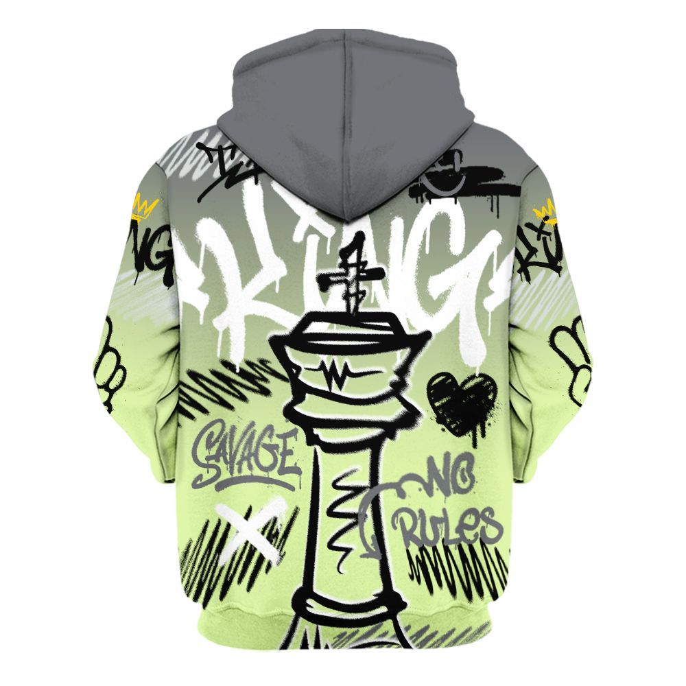 Hoodie To Match Smoke Grey Volt TR 1s - Street King Chess Streetwear All Over Print