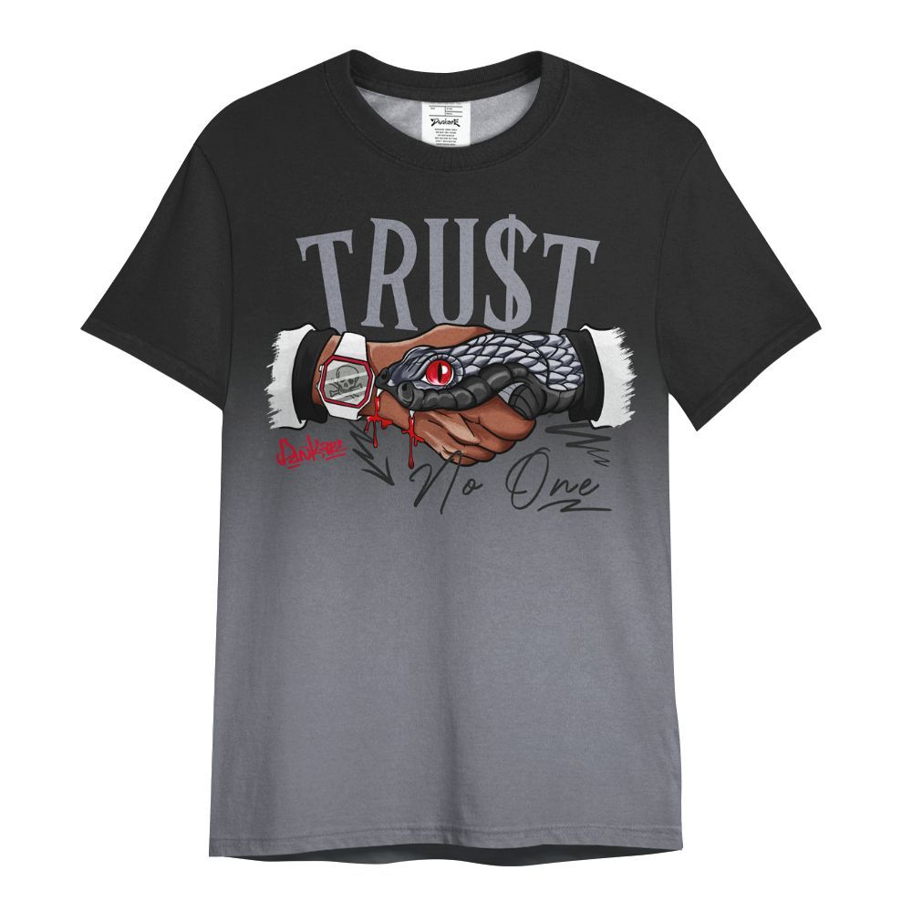 Shirt To Match Retro Black Flint 13s - Snake Trust No One Drip All Over Print