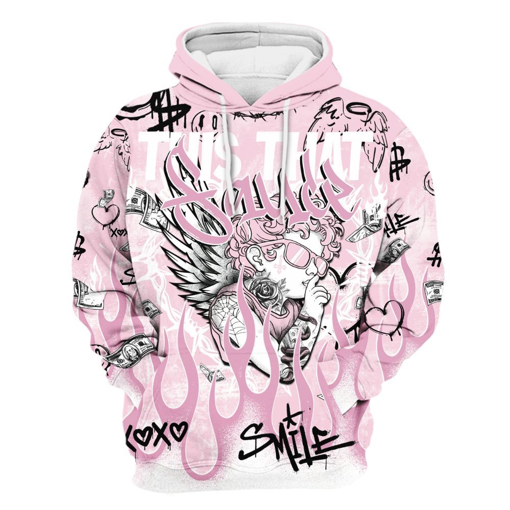 Dunkare Orchid 4s Shirt, This That Sauce Angel All Over Print Unisex Hoodie