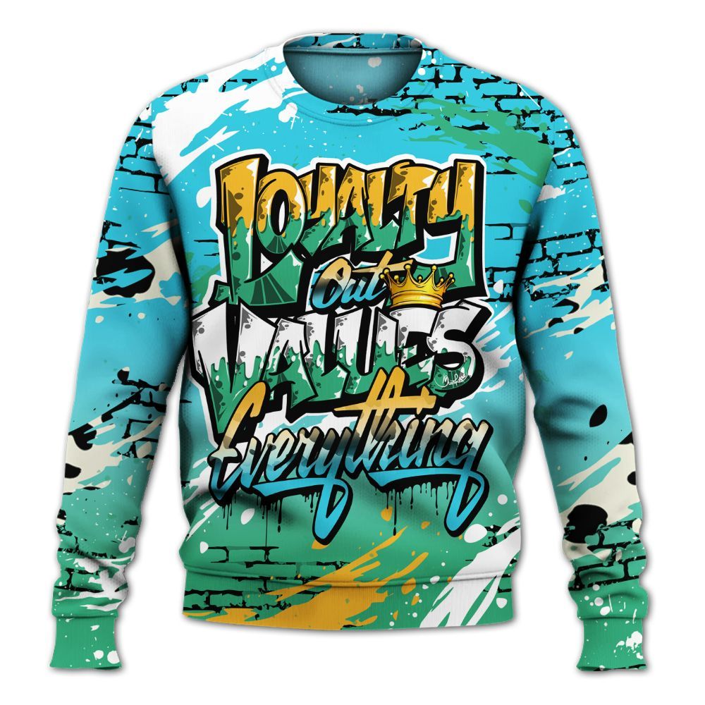 Sweatshirt To Match Dunk Chunky Dunky - Values Of Loyalty Drip All Over Print