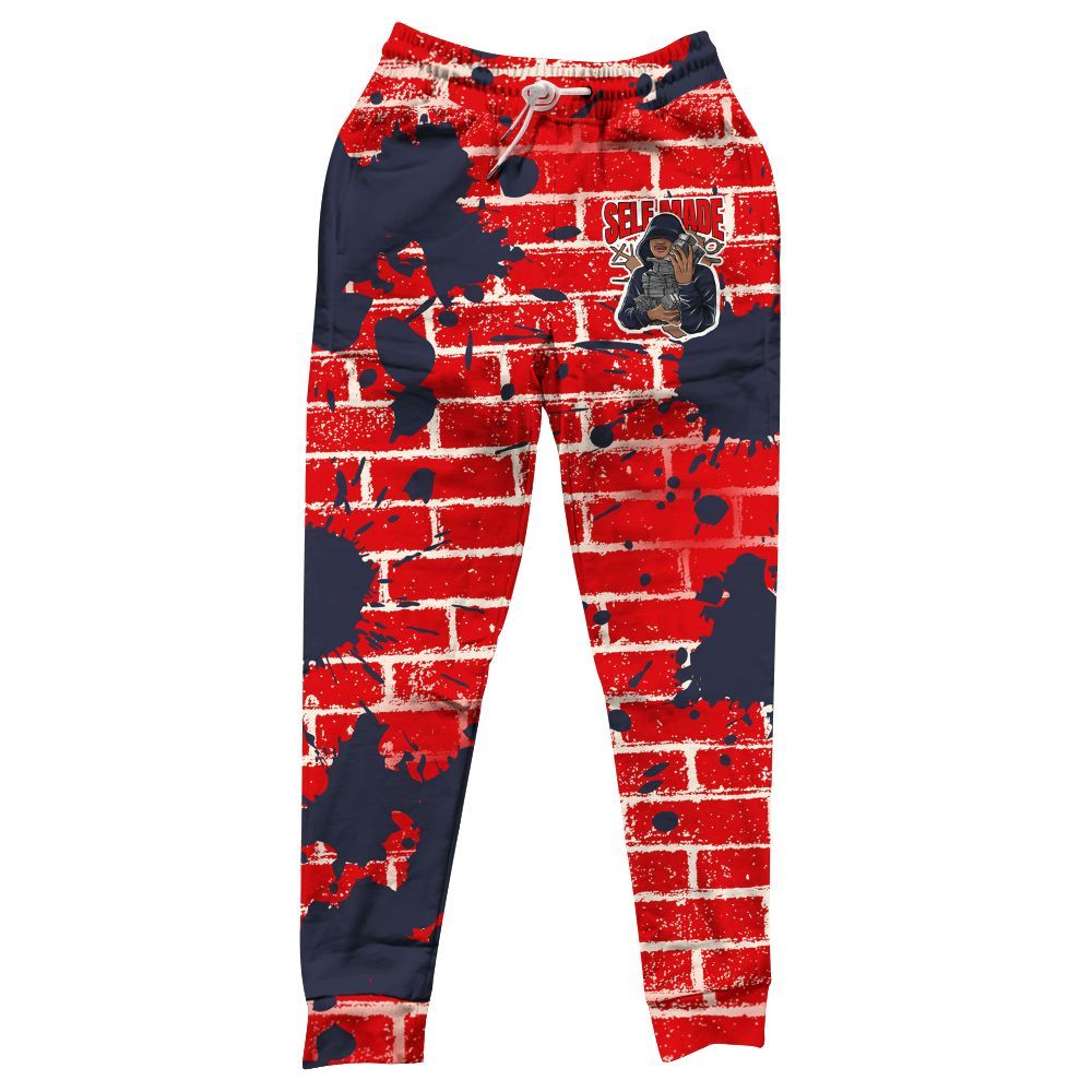 Sweatpant To Match Low OG Howard University 1s - Selfmade Unique All Over Print