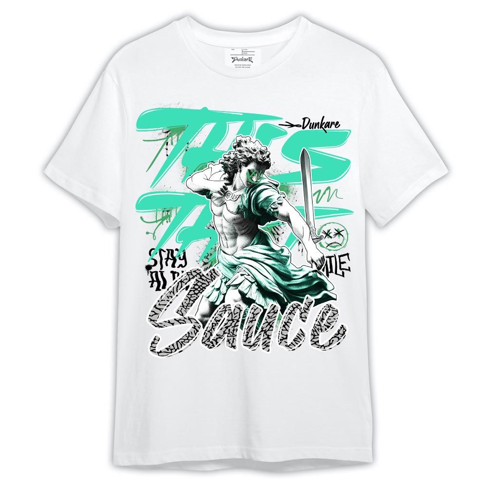 Shirt To Match Black Green Glow 3s - This That Sauce Shirt Green Glow 3s Outfit