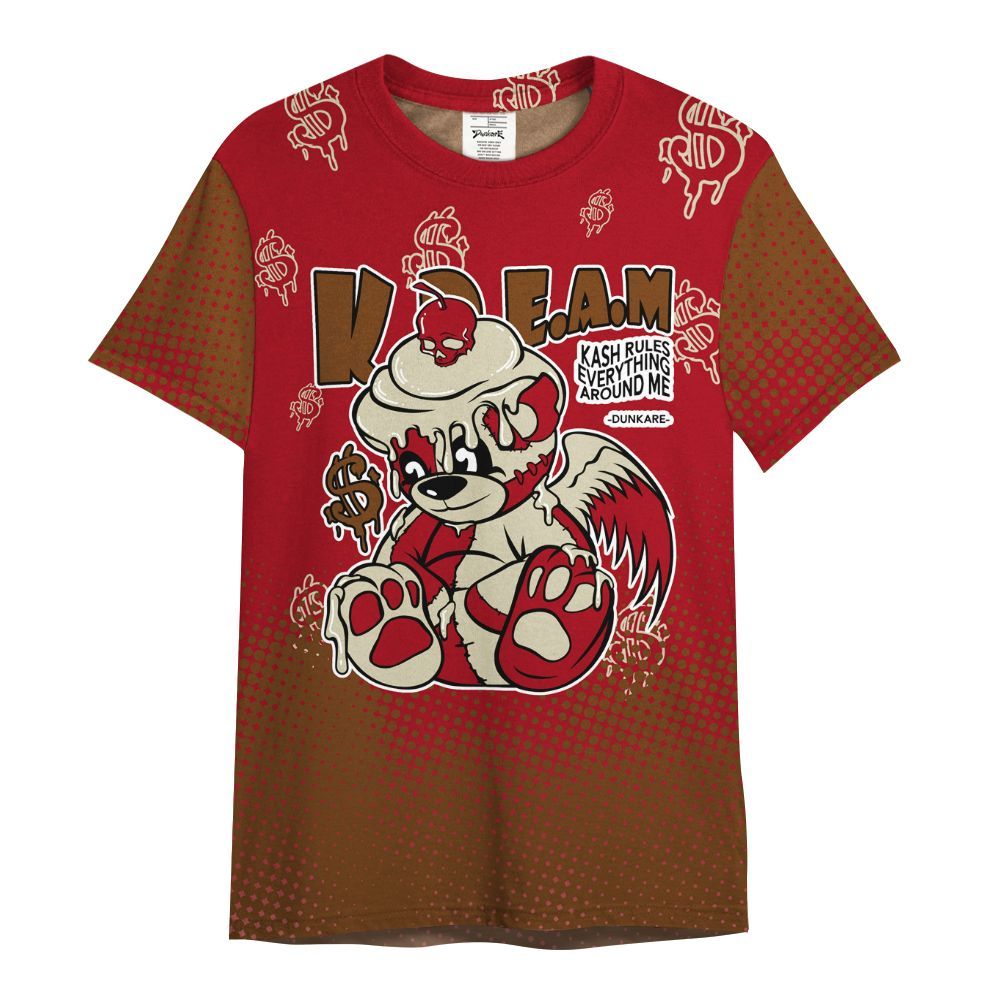Shirt To Match Archaeo Brown 5s - Loot Bear Unique Drip All Over Print
