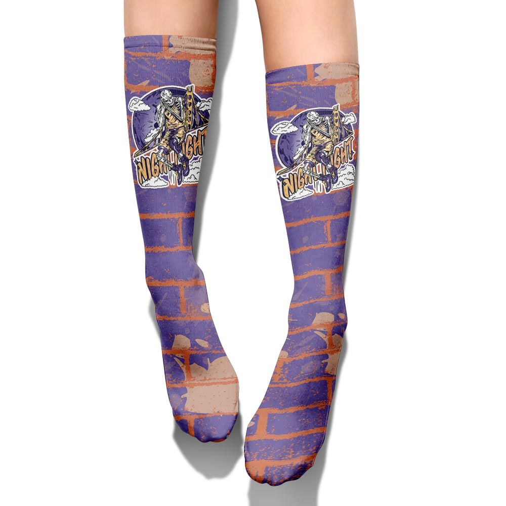 Sock To Match Book Sunset 1s - Seeya Skeleton Brick