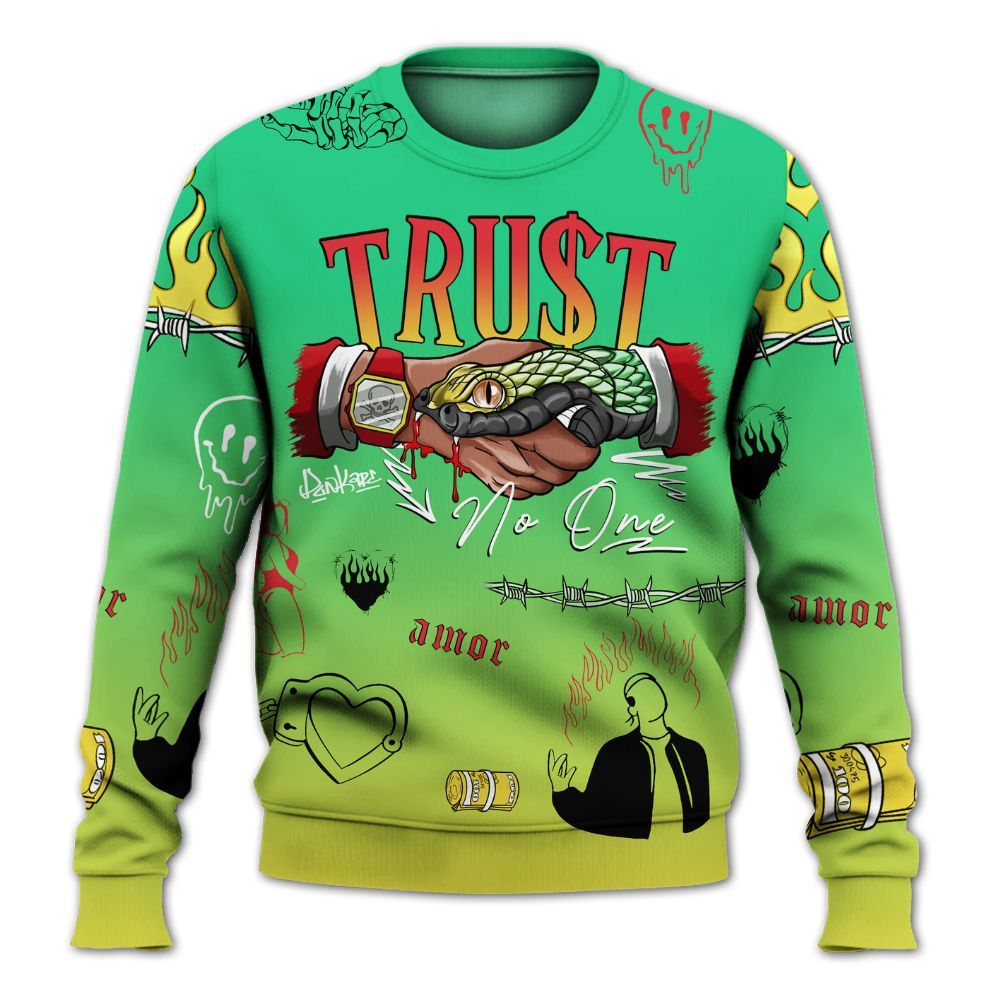 Sweatshirt To Match Ja 3 Jurassic Park Explorer - Snake Trust No One All Over Print