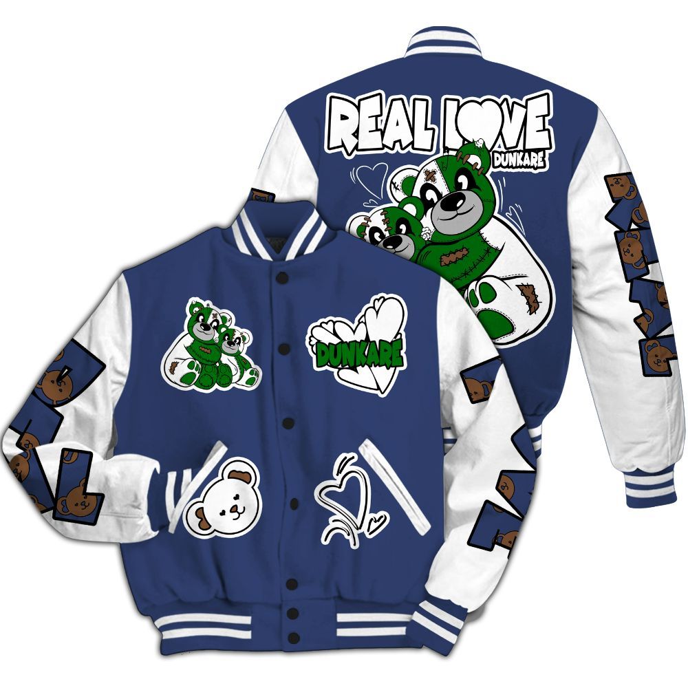Varsity Jacket To Match Midnight Navy 13s - Sincere Fondness Bear All Over Print
