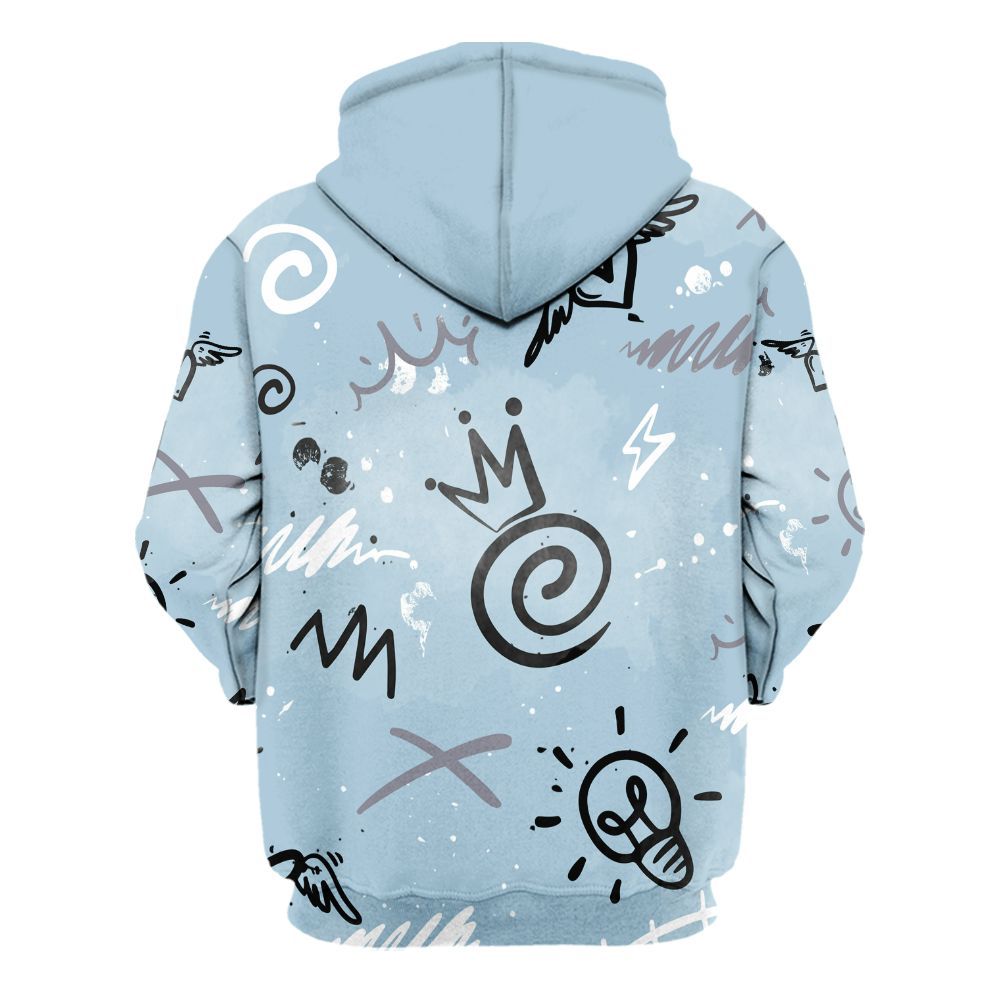 Hoodie To Match Chambray 7s - Drip Been Di2ferent All Over Print