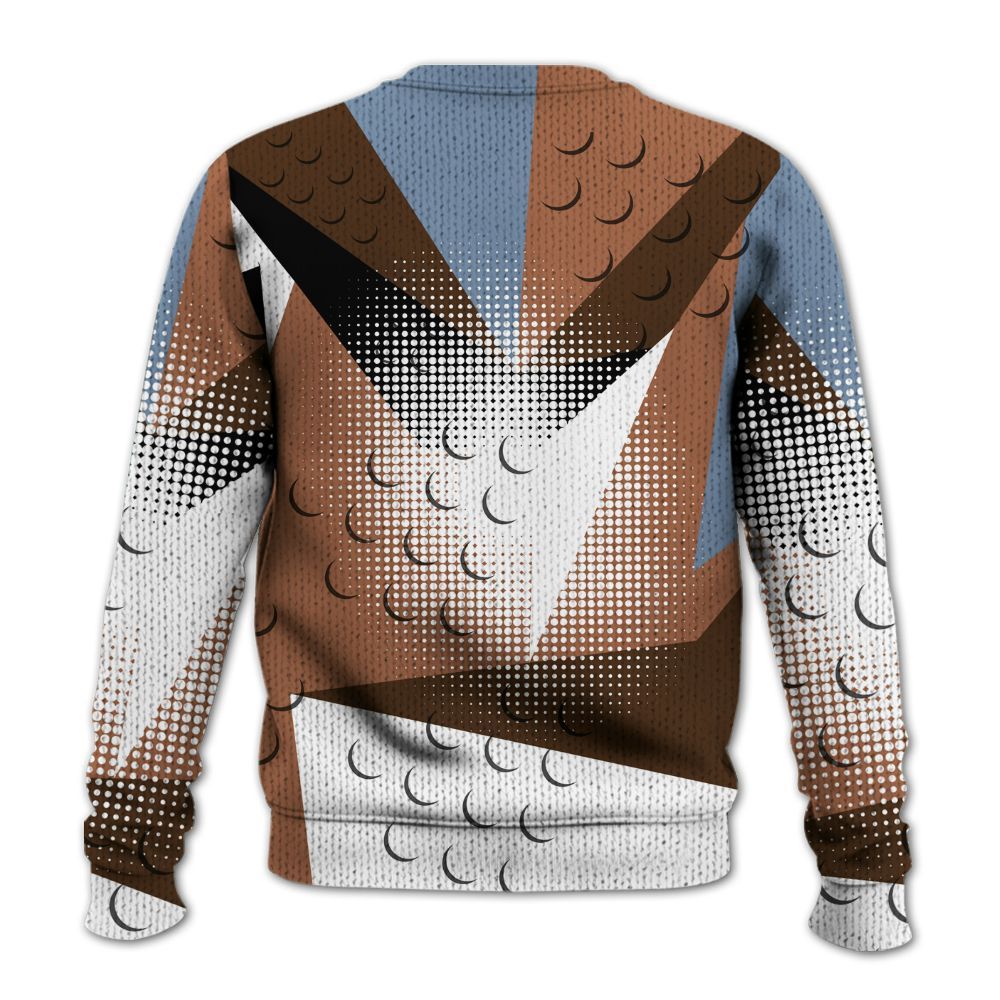 Knitted Sweater To Match Air Foamposite Metallic Copper - Poly Custom Name Number 23 5s